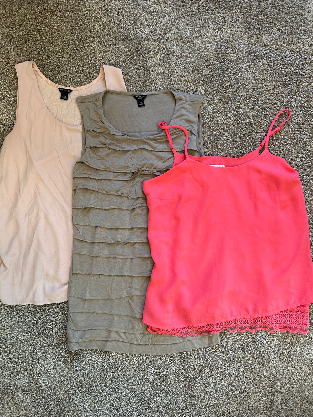 Tank top bundle - Ann Taylor XS, SP; Candies XS
